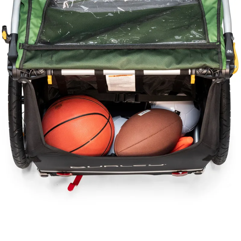 Burley Encore Child Trailer - Treetop Green-4