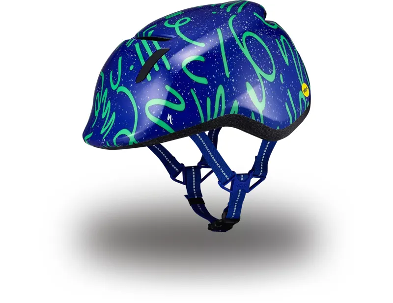 Specialized Mio 2 Mips Kids Helmet - Sapphire/Electric Green