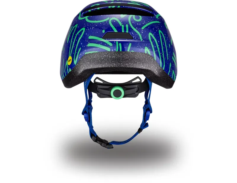 Specialized Mio 2 Mips Kids Helmet - Sapphire/Electric Green-3