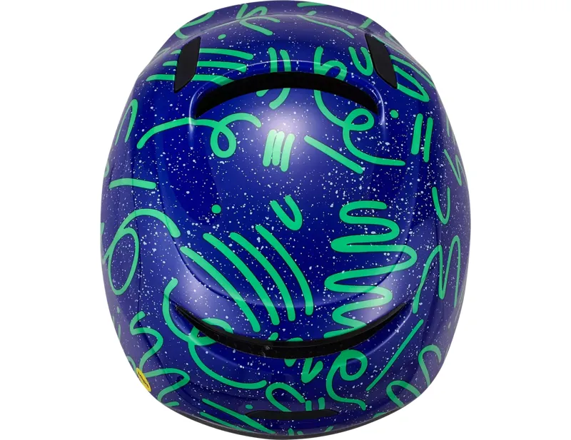 Specialized Mio 2 Mips Kids Helmet - Sapphire/Electric Green-5