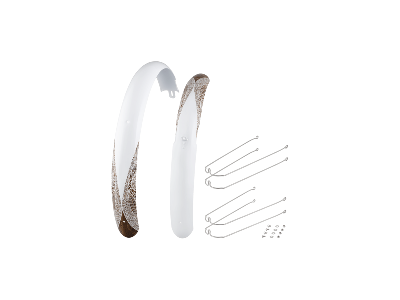 Electra Koa 3i Ladies' 26 Inch Mudguard Set - White