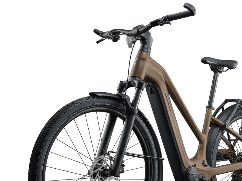 Giant Explore E+ 3 STA 2026 Electric Hybrid Bike - Pyrite Brown-7