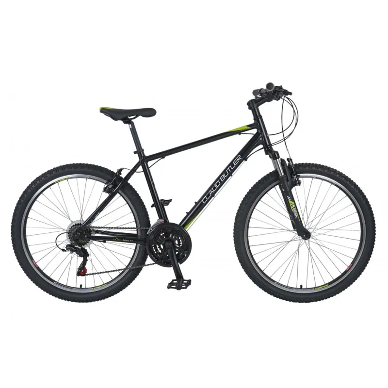 Claud Butler Edge HT 26w 2025 Hardtail Mountain Bike - Black/Green