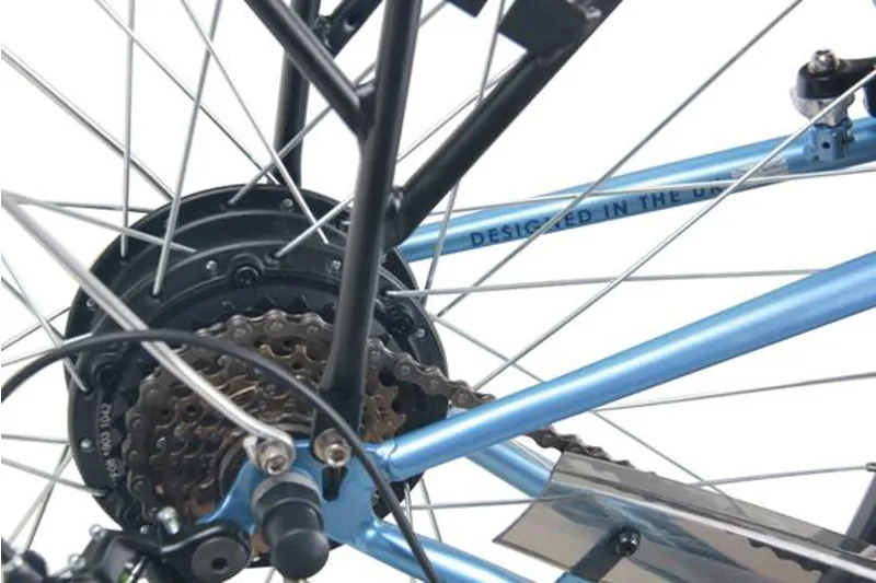 Falcon Serene Electric Urban Hybrid Bike - Light Blue - 17 inch-2