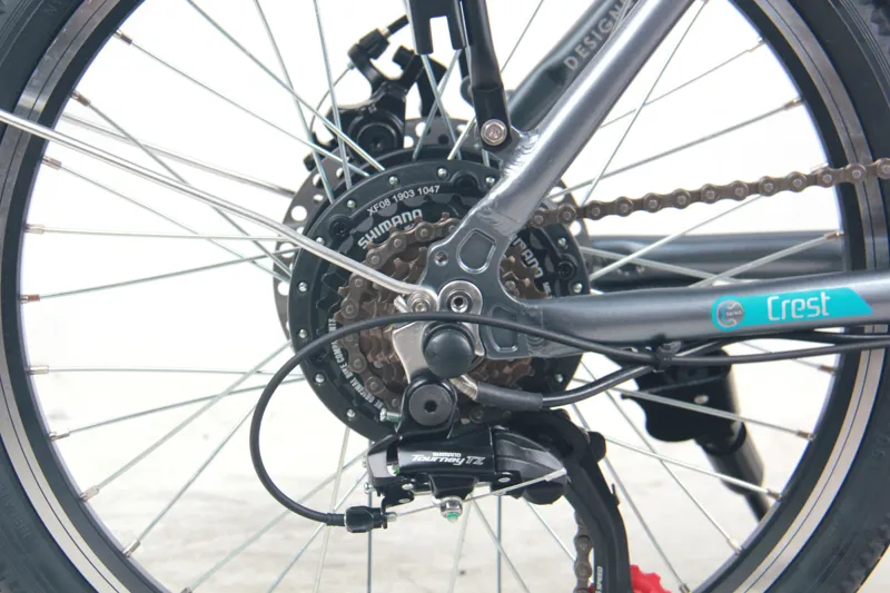 Falcon Crest 2023 Folding Electric Bike - Silver-1