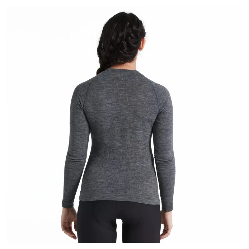 Specialized Merino Seamless Women's Long Sleeve Base Layer - Grey-1
