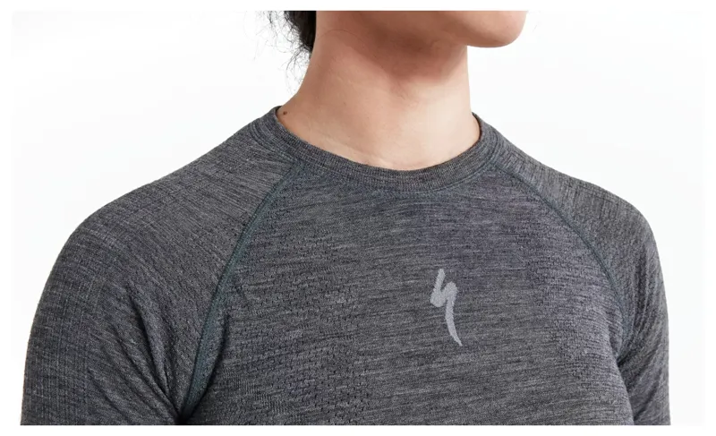 Specialized Merino Seamless Women's Long Sleeve Base Layer - Grey-2