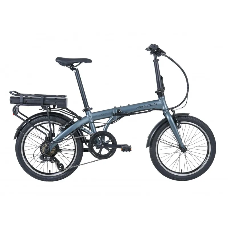 Falcon Compact 2025 Electric Folding Bike - Grey