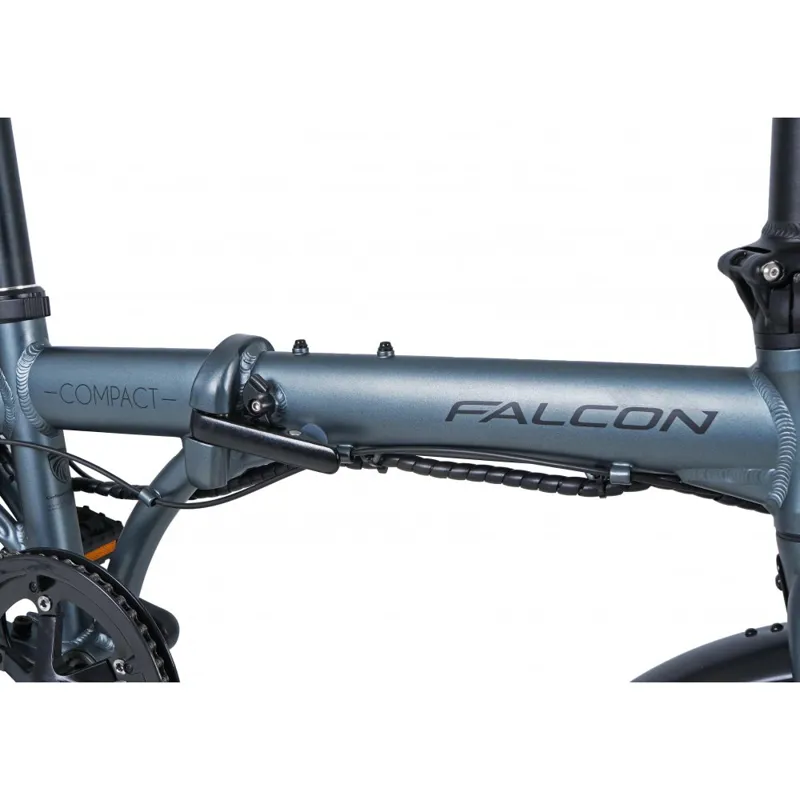 Falcon Compact 2025 Electric Folding Bike - Grey-11