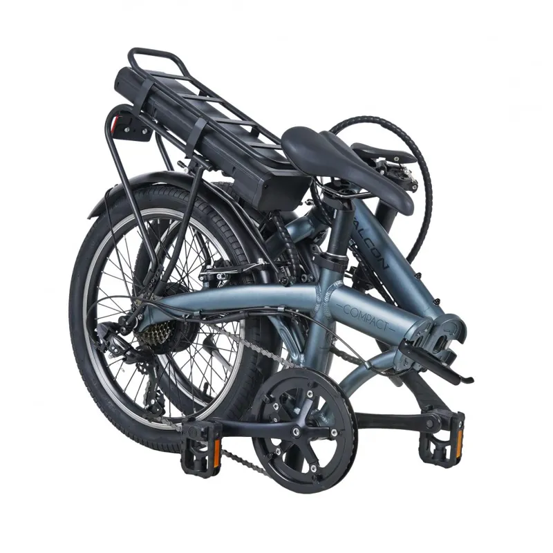 Falcon Compact 2025 Electric Folding Bike - Grey-6