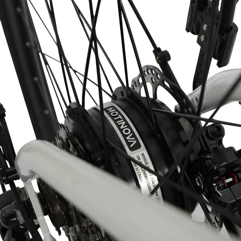 Falcon Liberty Low Step Electric Hybrid Bike - Off-White-4