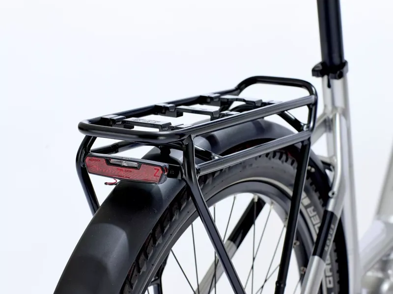 Raleigh Novus Hub Gear Lowstep 600wh 2026 Electric Hybrid Bike - Platinum Chrome-5