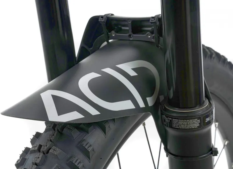Cube Acid Downhill Front Mudguard - Black/White-1