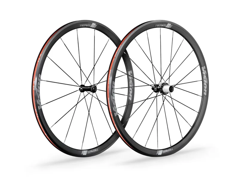 Vision Team 35 Comp SL Tubeless Ready Alloy Road Wheelset - Black