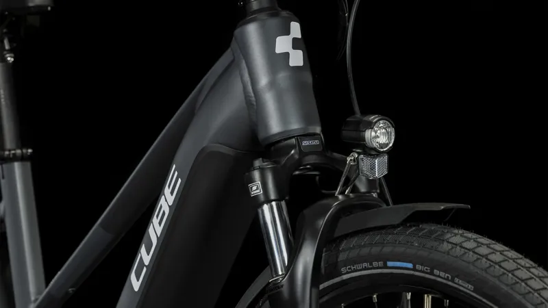 Cube Touring Hybrid One 625 Trapeze 2026 Electric Bike - Grey/White-5