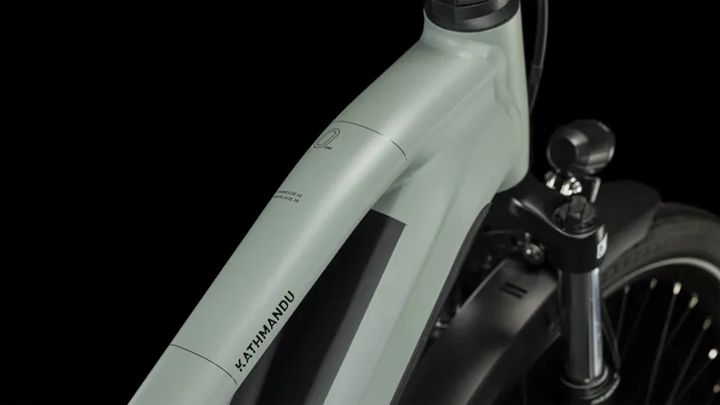 ube Kathmandu Hybrid One 750 Trapeze 2024 Electric Bike - SwampGrey-2