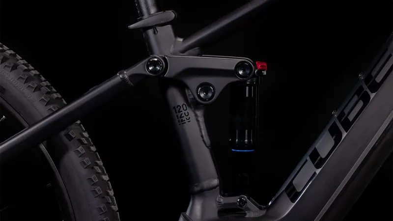 Cube Stereo Hybrid 120 One 625 2024 Electric Full Sus MTB - Black-4