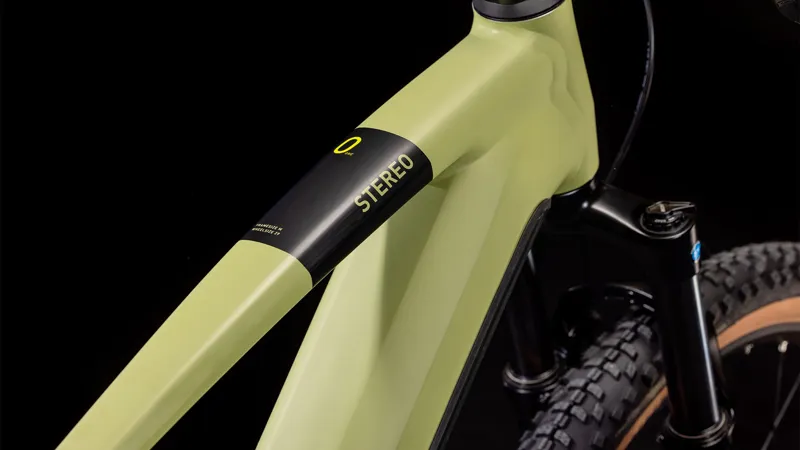 Cube Stereo Hybrid 120 One 625 2024 Electric Full Sus MTB - Olive-2