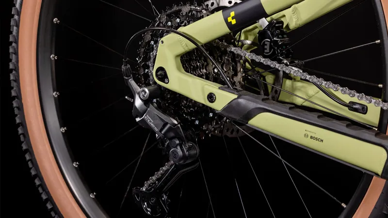 Cube Stereo Hybrid 120 One 625 2024 Electric Full Sus MTB - Olive-6