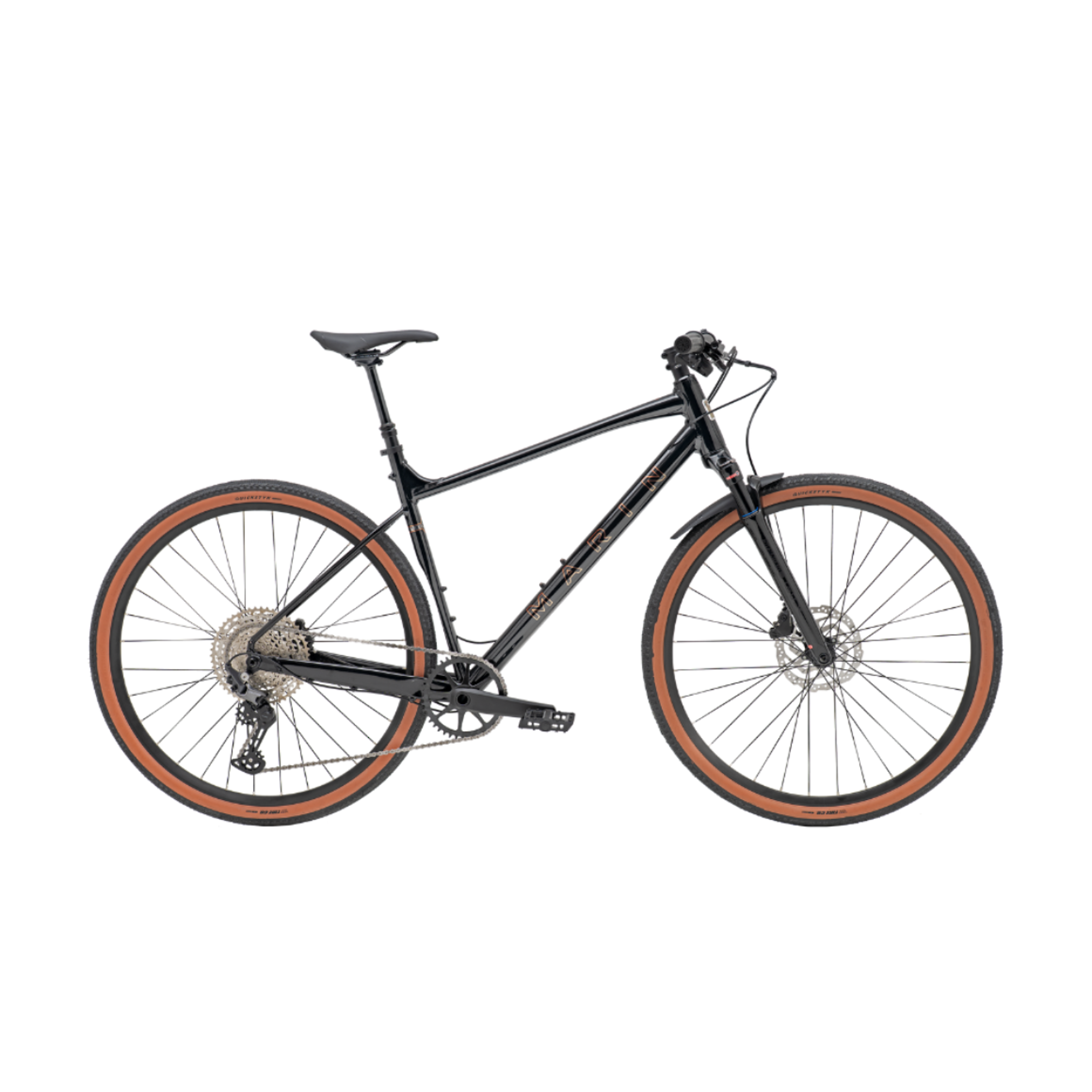 Marin DSX FS 2026 Flat Bar Gravel Bike Black/Orange