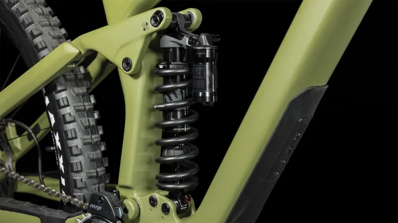 Cube Stereo 2024 ONE77 C:68x TM Full Suspension Mountain Bike - Olive-3