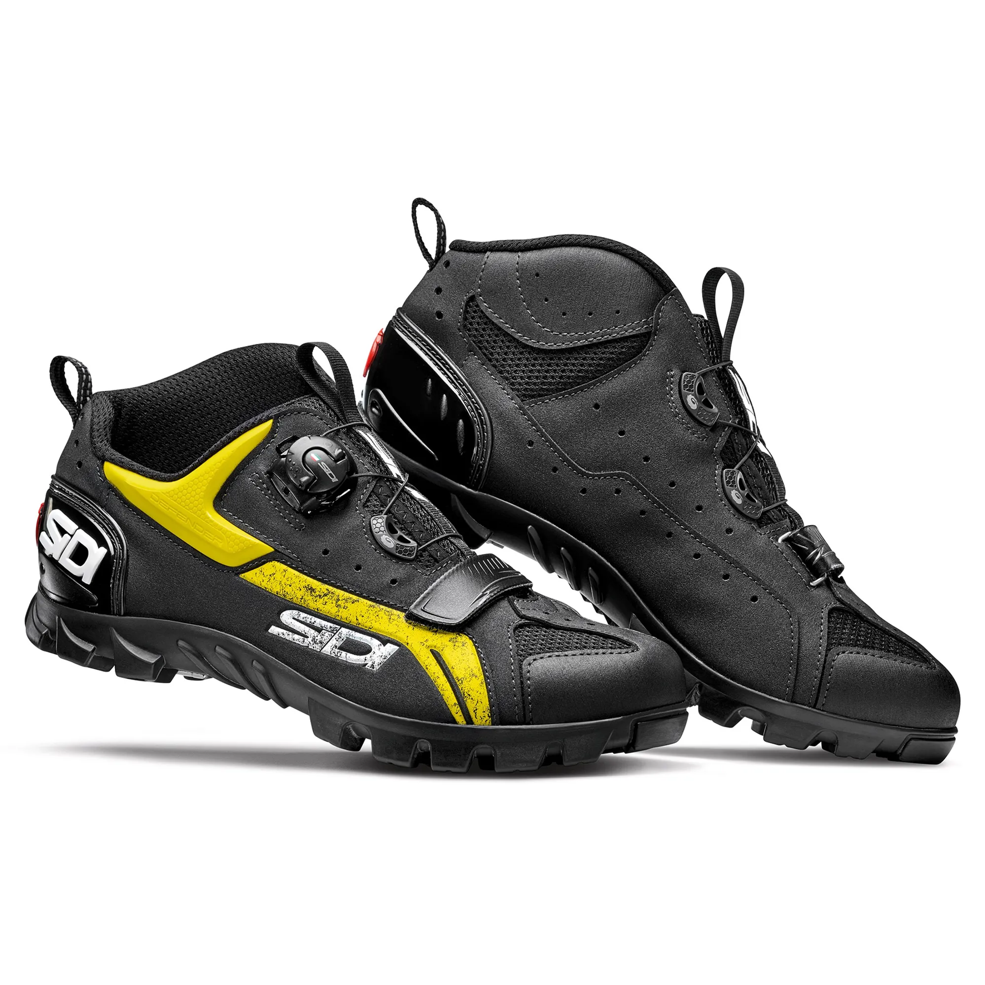 Sidi Defender MTB Shoes Black/Yellow
