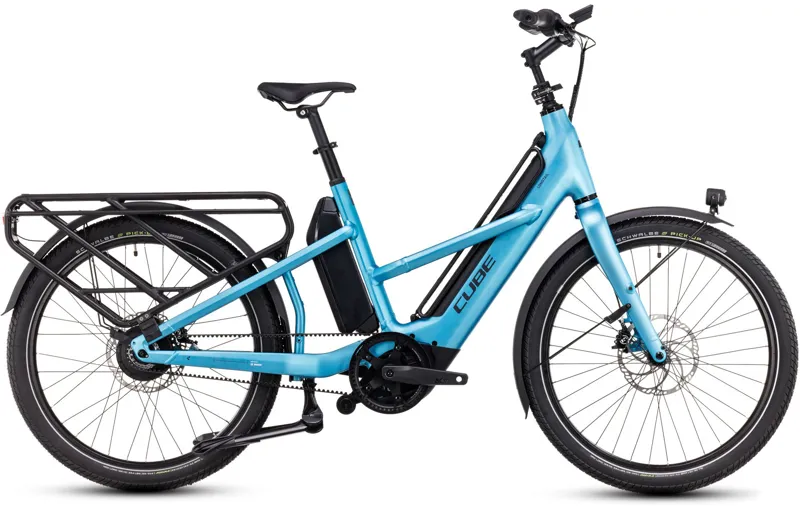 Cube Longtail Hybrid 725 2025 Electric Cargo Bike - Blue
