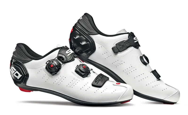 Sidi Ergo 5 Clipless Road Shoes - White/Black