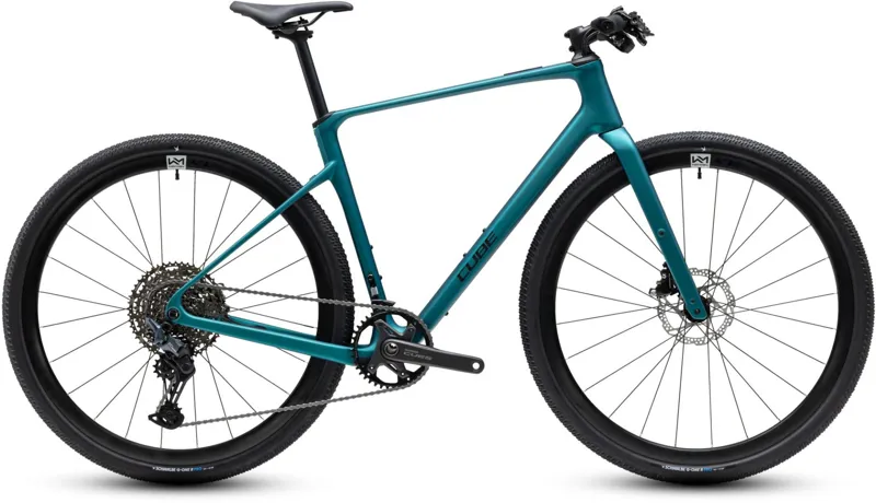 Cube Nulane C:62 SLX 2027 Flat Bar Gravel Bike - Metallicpetrol/Black
