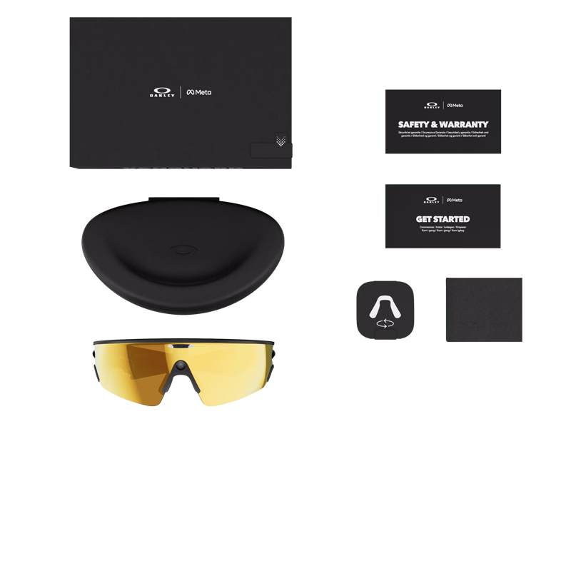 Oakley Meta Vanguard Sunglasses - Black/Prizm 24K-7