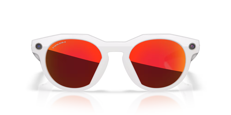 Oakley Meta HSTN Sunglasses - Warm Grey/Prizm Ruby-1