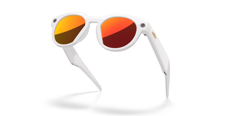 Oakley Meta HSTN Sunglasses - Warm Grey/Prizm Ruby-4