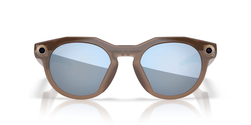 Oakley Meta HSTN Sunglasses - Brown Smoke/Prizm Deep Water Polarized-1