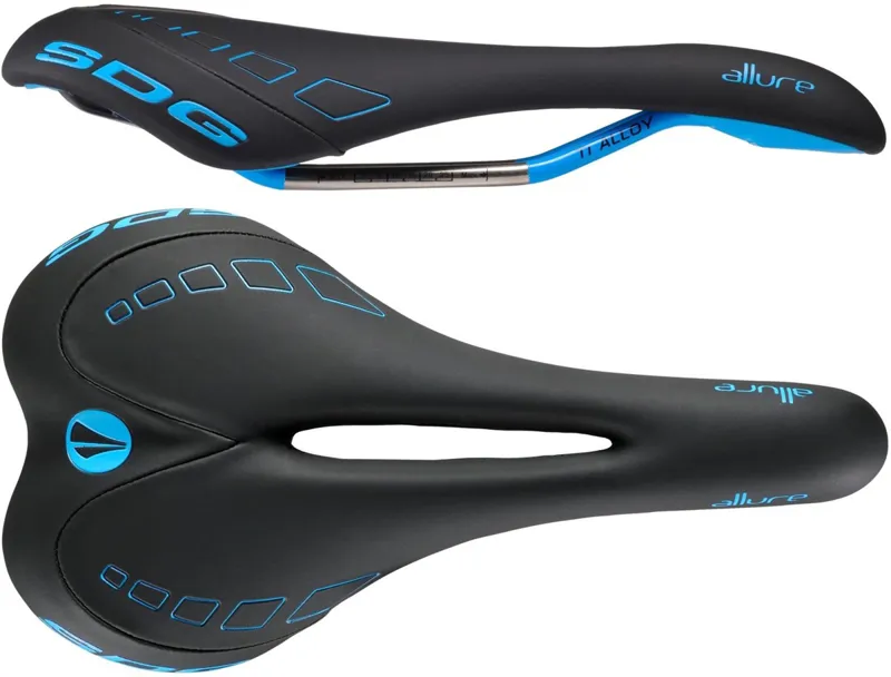 SDG Allure Womens Ti-Alloy Rail Saddle
