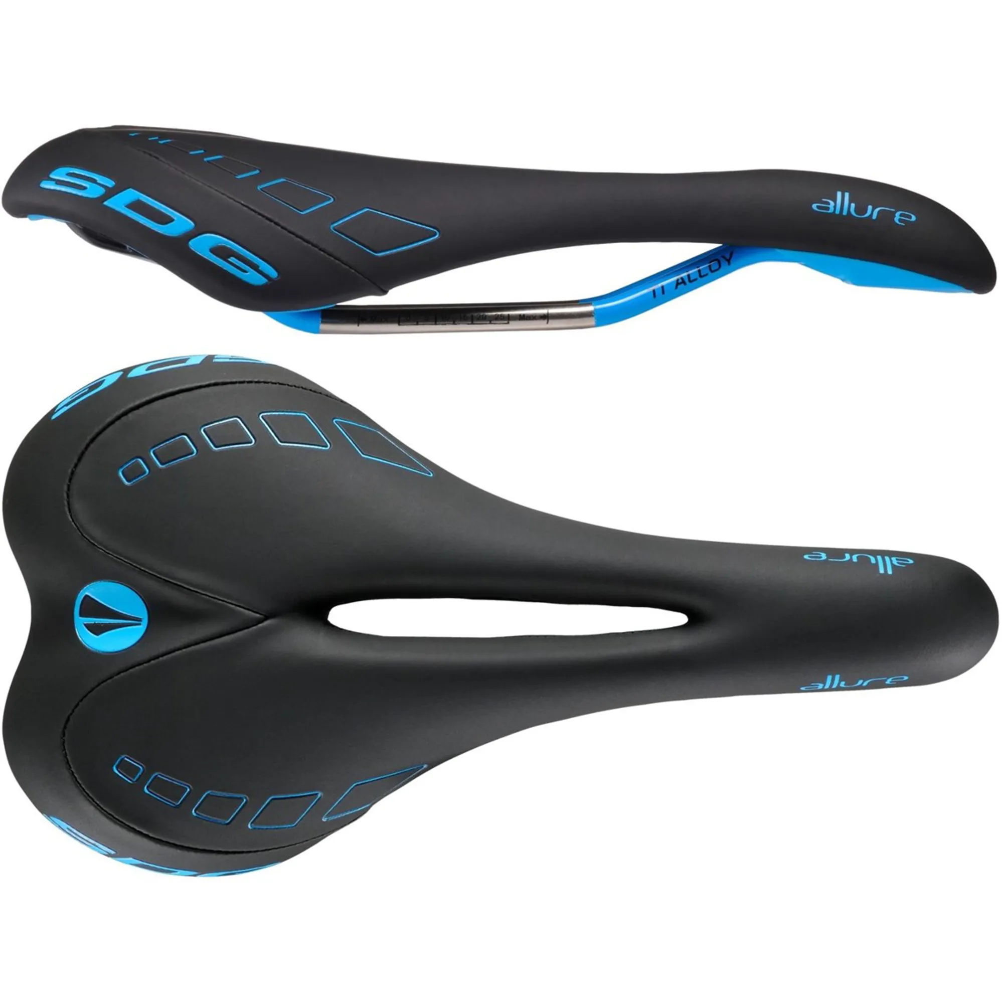 SDG Allure Womens Ti-Alloy Rail Saddle - Main Image