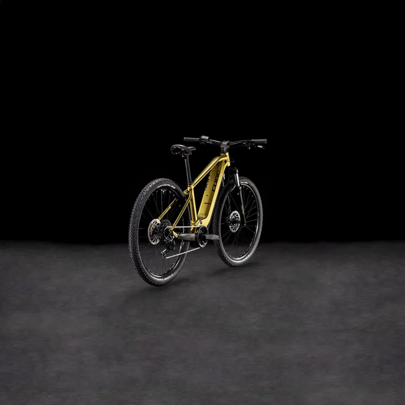 Cube Reaction Hybrid Performance 500 2025 Electric MTB - Goldenlime-1