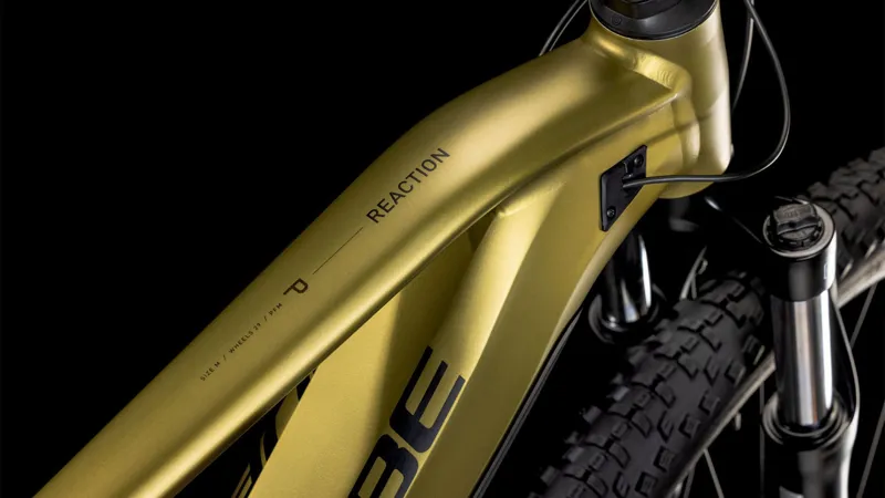 Cube Reaction Hybrid Performance 500 2025 Electric MTB - Goldenlime-2