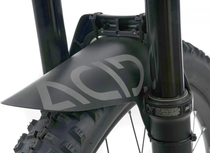 Cube Acid Downhill Front Mudguard - Black/Flash Grey-1