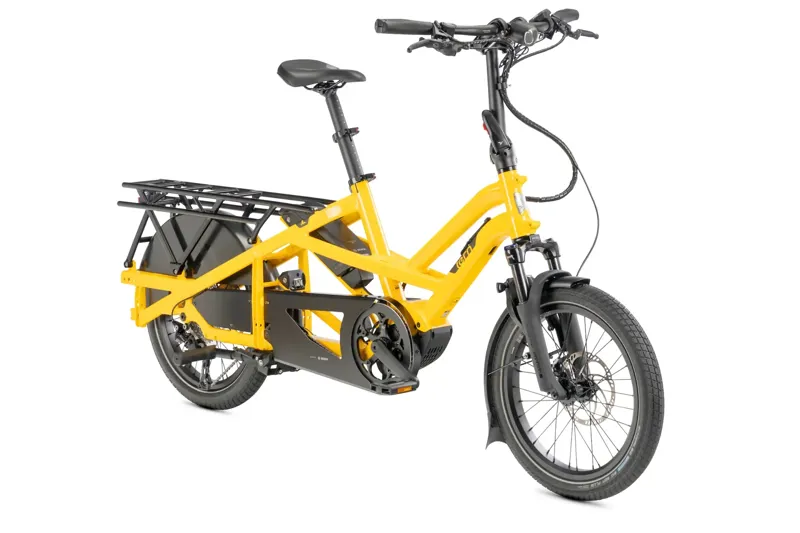 Tern GSD P10 2026 Electric Cargo Bike - School Bus Yellow/Dark Grey-1