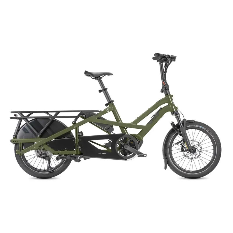 Tern GSD P10 2026 Electric Cargo Bike - Olive Green/Dark Grey