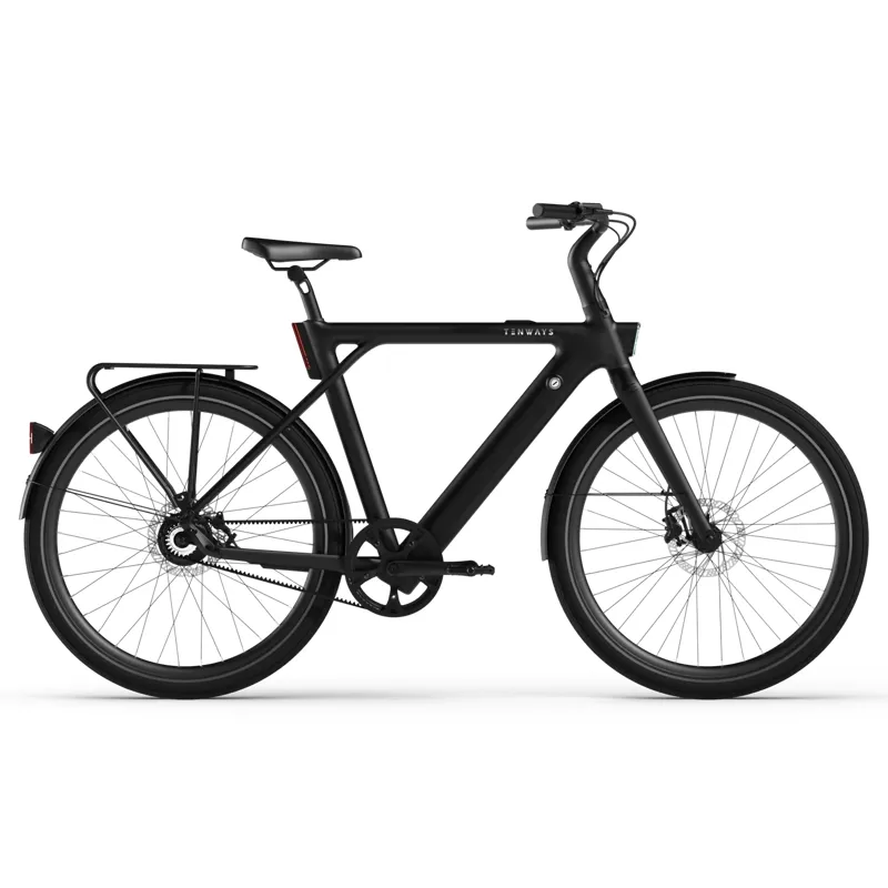 Tenways CGO009 2025 Electric Hybrid Bike - 57cm - Midnight Black