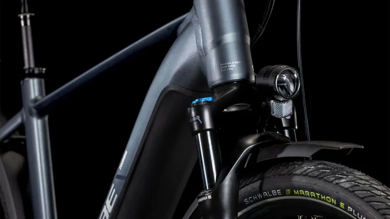 Cube Touring Hybrid Pro 625 2025 Electric Hybrid Bike - Metal Grey-6