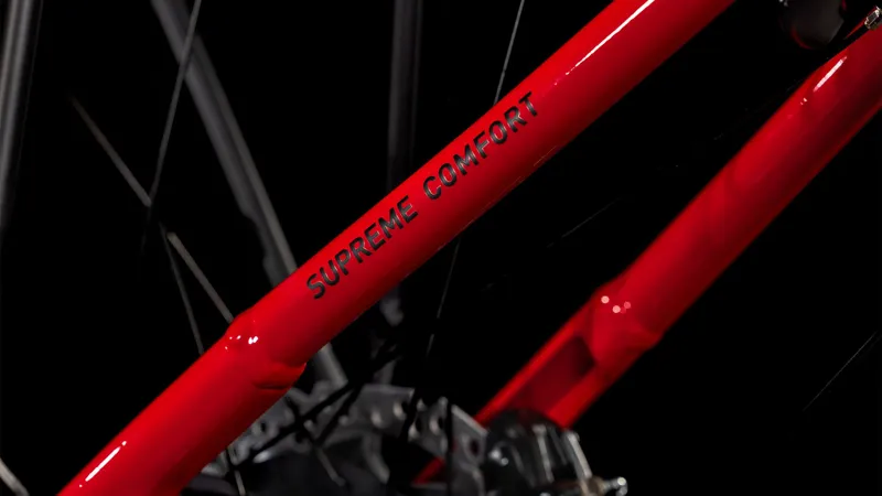 Cube Supreme Hybrid Comfort Pro 500 2025 Electric Bike - Fire Red-4