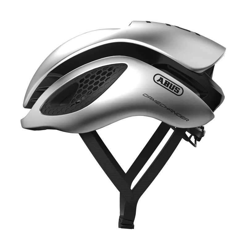 Abus GameChanger Road Cycling Helmet -Silver