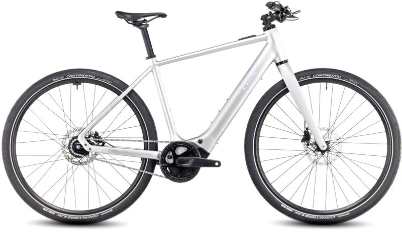 Cube Editor Hybrid SLX 400X 2025 Electric Bike - Sleek Grey/Spectral