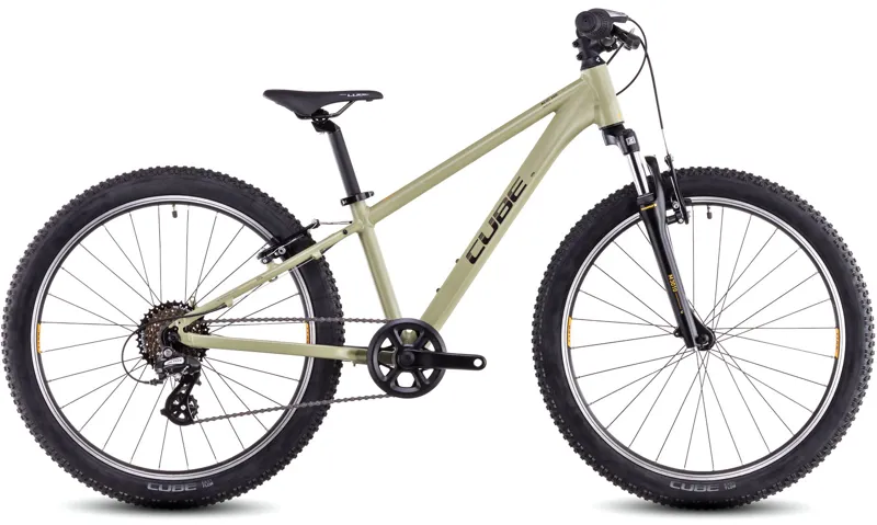 Cube Acid 240 24w 2025 Junior Mountain Bike - Light Olive/Orange