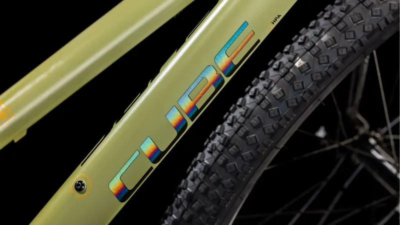 Cube Acid 240 24w 2025 Junior Mountain Bike - Light Olive/Orange-3