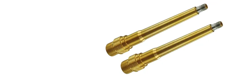 DMR V12 Titanium Axle - Pair - Inc M7 Nuts - V2.