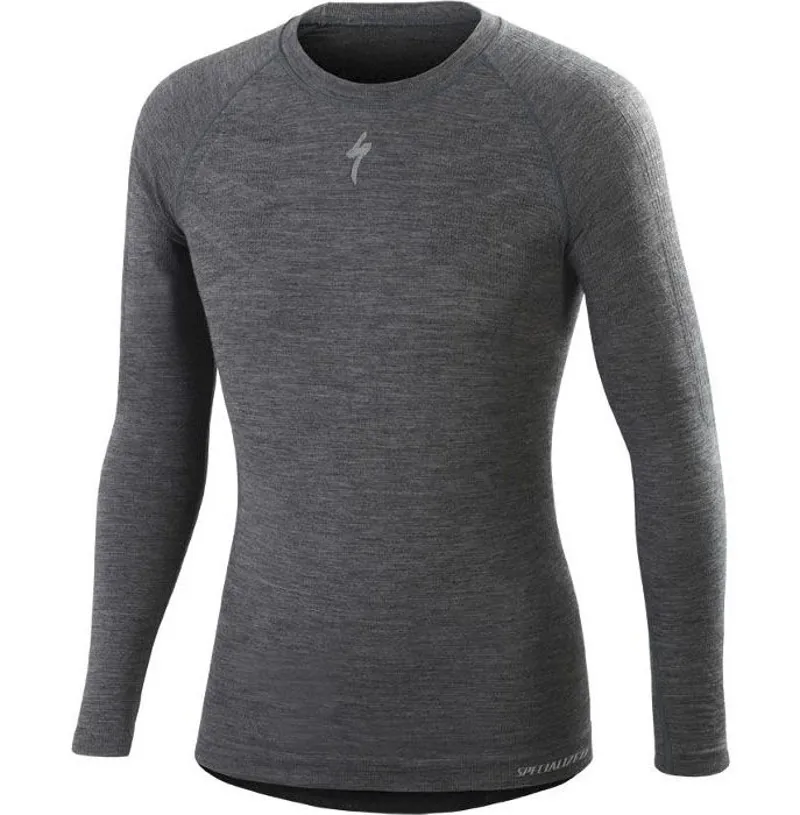 Specialized Merino Underwear Long Sleeve Base Layer - Grey