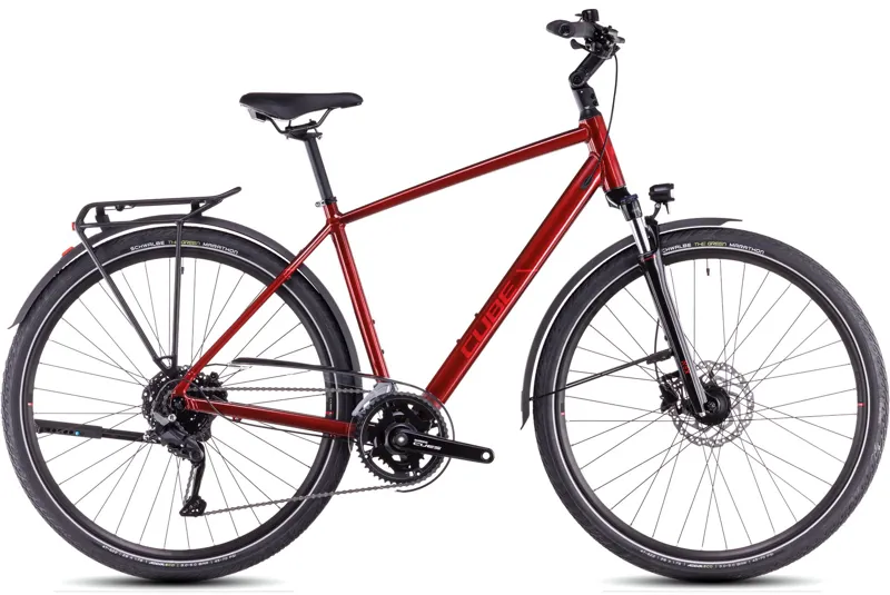 Cube Touring Pro 2026 Hybrid Bike - Maroon